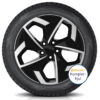 Alufælge samlet med vinterdæk og TPMS 20"