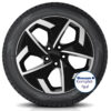 Alufælge samlet med vinterdæk og TPMS 20"